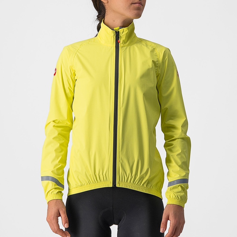 Mantellina donna Castelli Emergency 2 Rain – Giallo