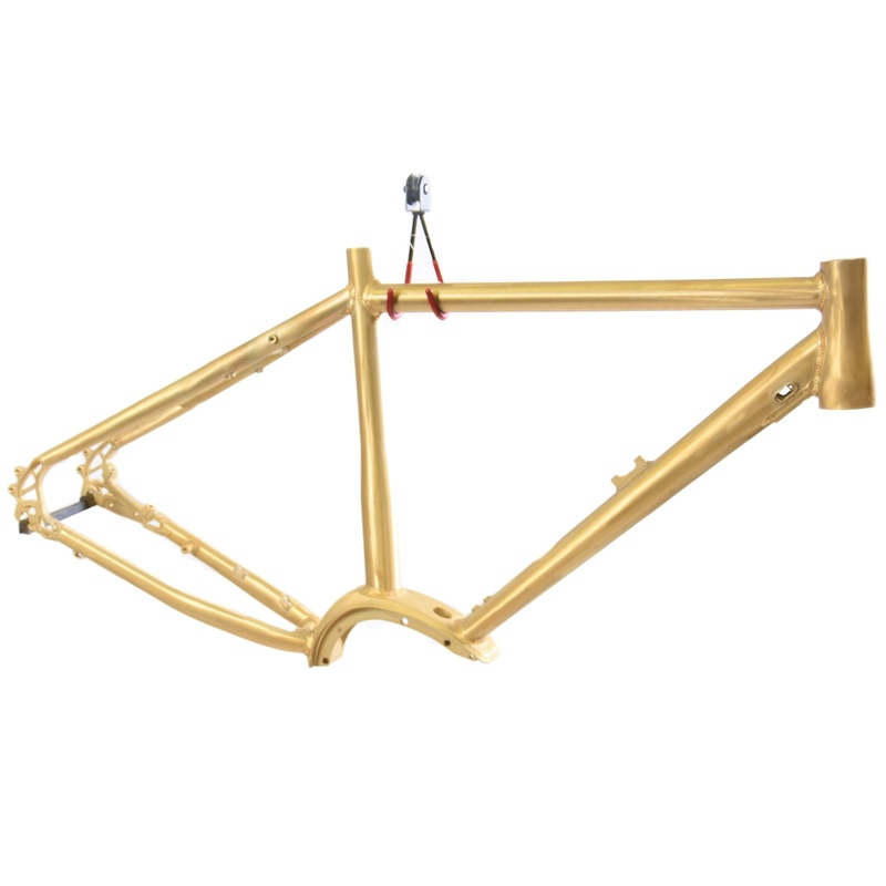 New E Bike Alloy Frame 700c (28) Raw Finish 53cm Aluminium For Mid Motor Mount Bosch