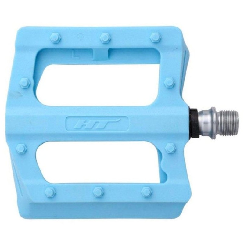Pedali flat HT Nano-P PA12 – Azzurro