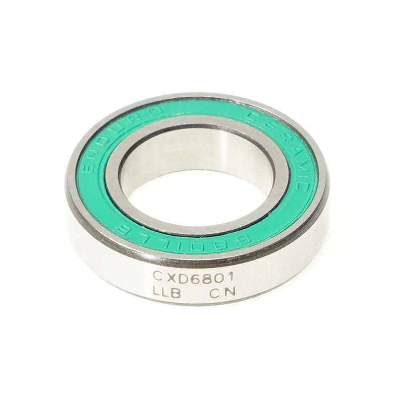 Enduro Bearings 6801 LLB – CXD-15 Ceramic Hybrid Bearing
