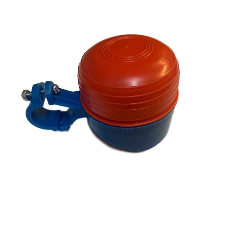 Kiddies Bike Easy Squeeze Horn Hooter Real Fun Childs Bike Accessory Blue & Red