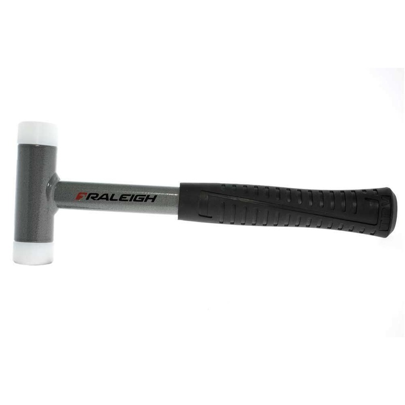 Raleigh Maintenance Hammer Mallet Rubber Workshop Bike Shop  16oz Steel Body