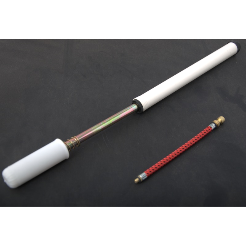 Bicycle Hand Pump Road MTB Bike Tyre Inflator Portable 12 Presta Schrader White