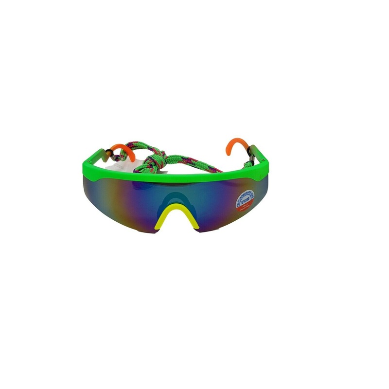 Cycling & Running Sunglasses, Multi Coloured Frame And Lenses, UV Sun Protection