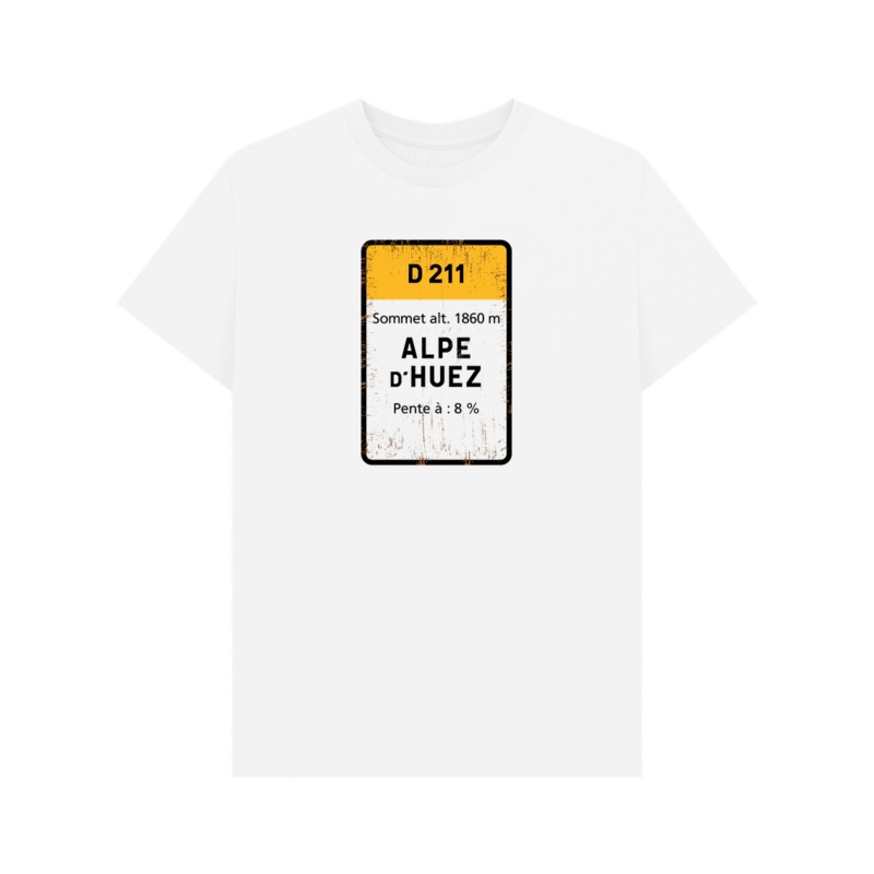 Alpe d’Huez Tee|White|XS|S|M|L|XL|XXL|XXXL|XXXXL