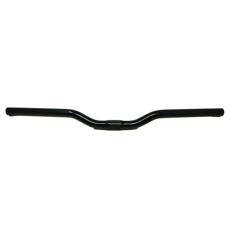 Gloss Black Low Riser Handlebar, 580mm, 30mm Rise. 25.4mm Centre