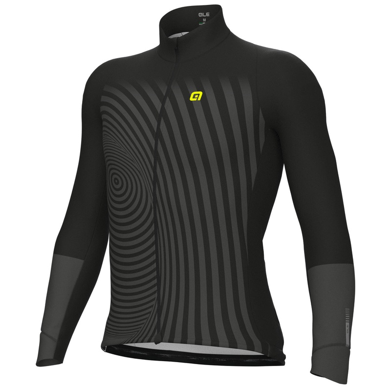 Maglia maniche lunghe Ale PRR Green Digital – Nero