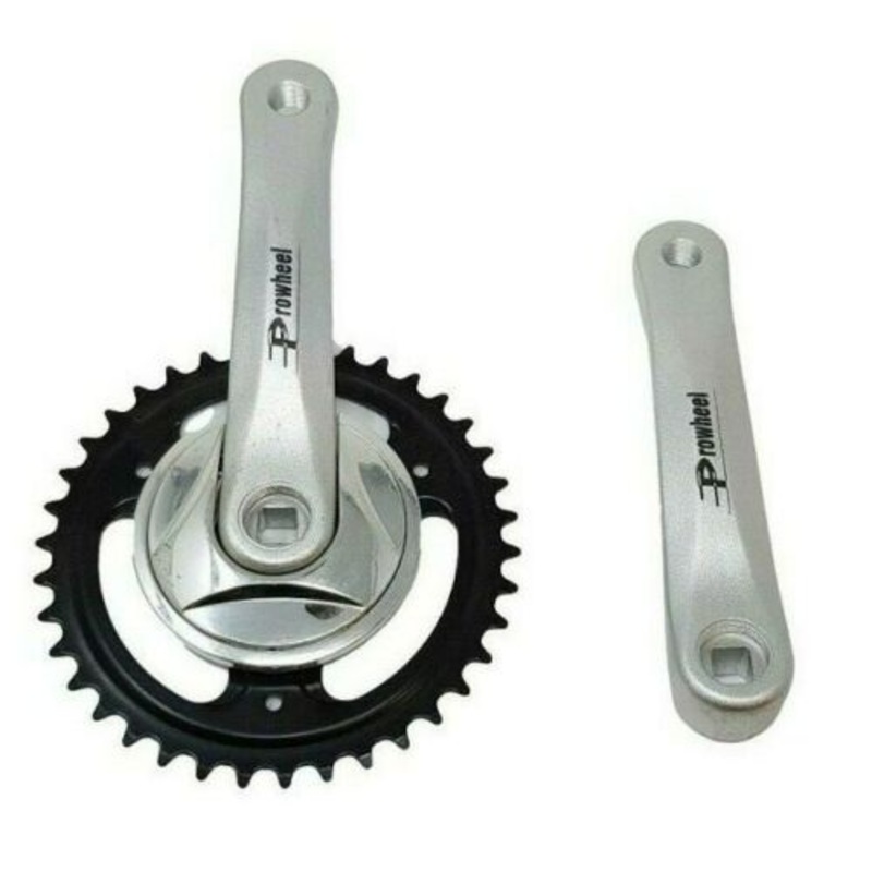 PROWHEEL 38 TEETH SINGLE CHAIN SET 152MM SHORT ALLOY COTTERLESS CRANK CHAIN SET