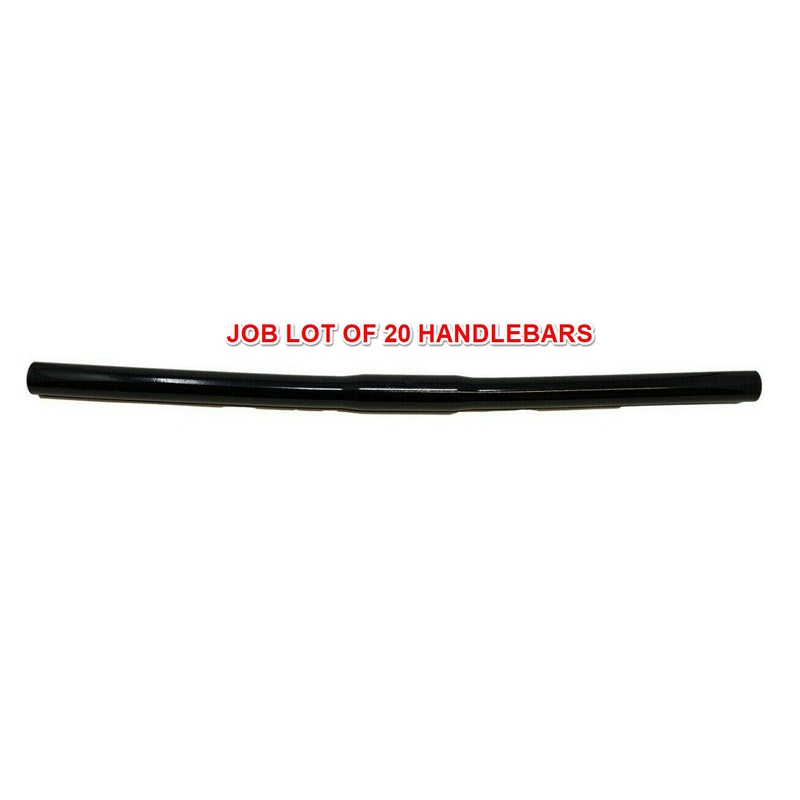 20 X Narrow Bike Handlebars Black Straight Flat Bar All Rounder Type 490mm