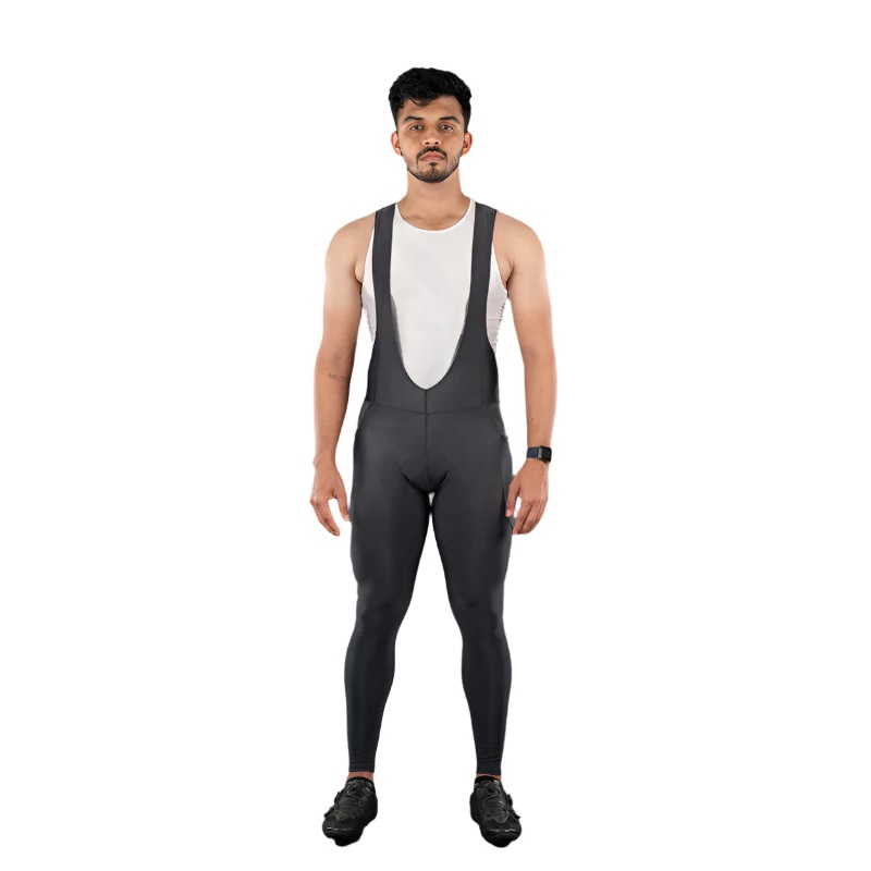 Apace Gel Padded Men’s Cycling Bib Full Tights (Nightrider)