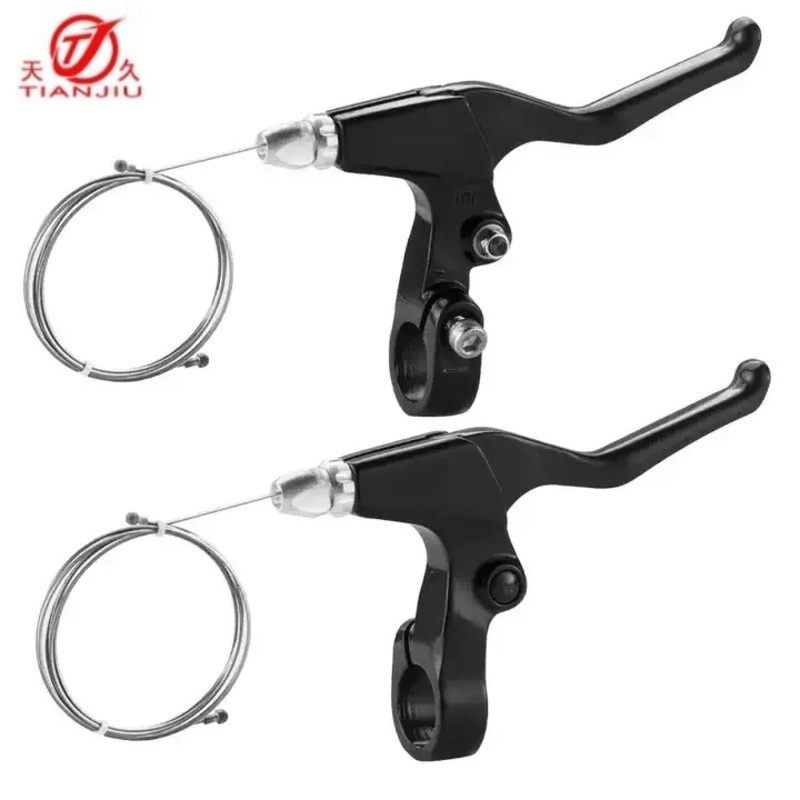 Bicycle Brake Lever with Cables Full Made of Aluminum Alloy