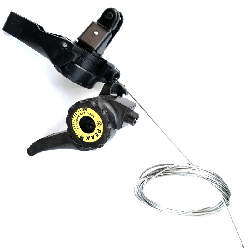 3*7 Speed Shifter for MTB, Mountain Bike Derailleur Thumb Shifter Plus Accessiories