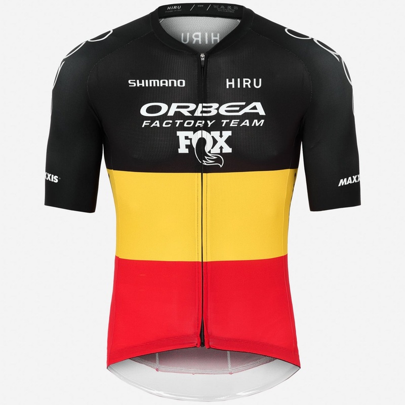 Maglia Hiru Orbea Factory Team 2025 Core – Campione Belga