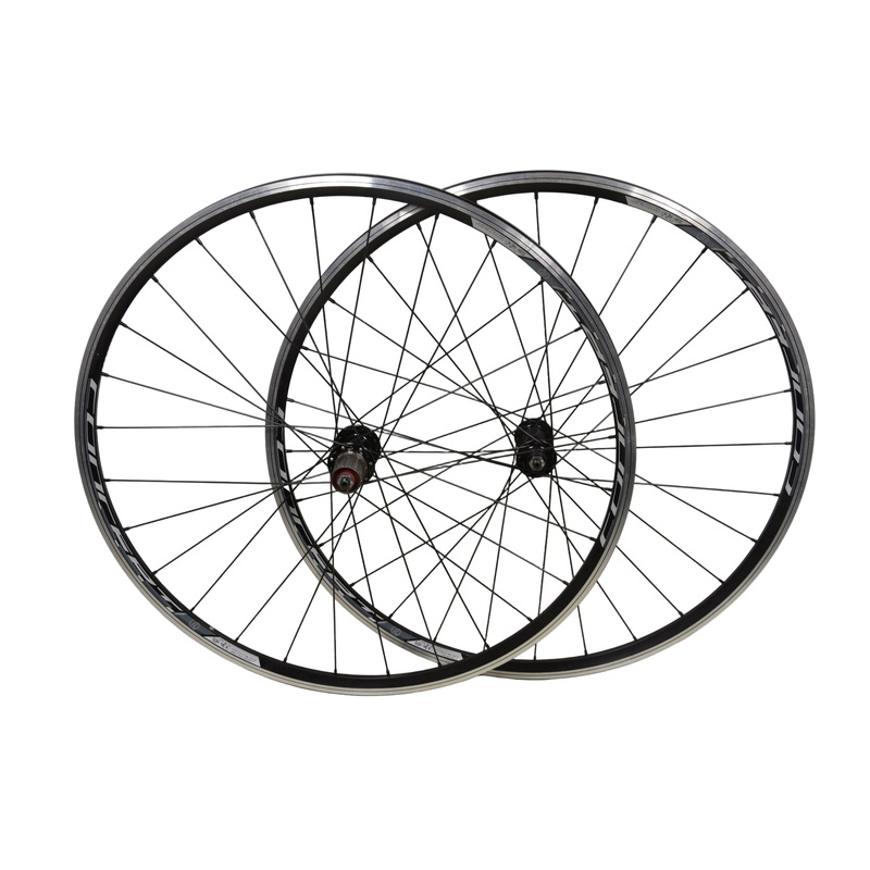 Pair 700c 622 X 13 Road Bike Racer Wheels 8/9 Cassette Black 100/130mm Hubs