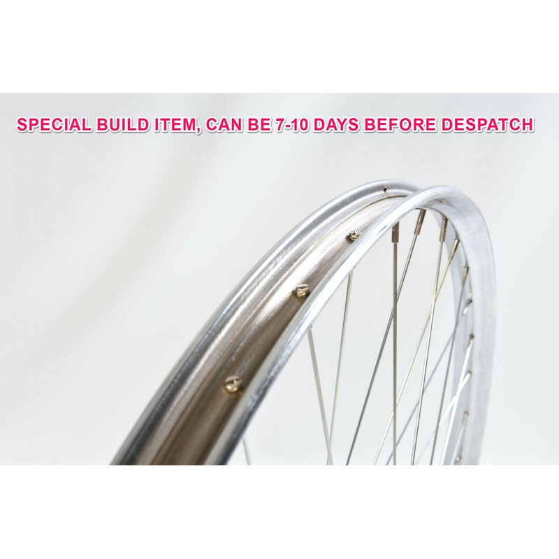 26 x 1 3-4 (571) Rear Wheel Vintage Roadster Bike Westwood Chrome Rim With Coaster Pedal Back Brake Hub