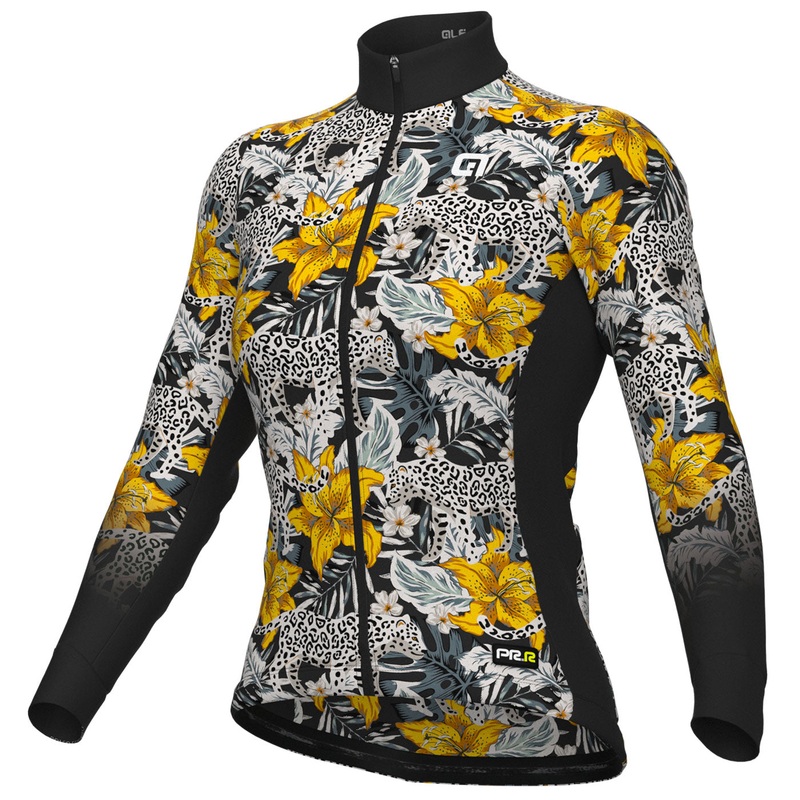 Maglia maniche lunghe donna Ale PRR Hibiscus – Giallo