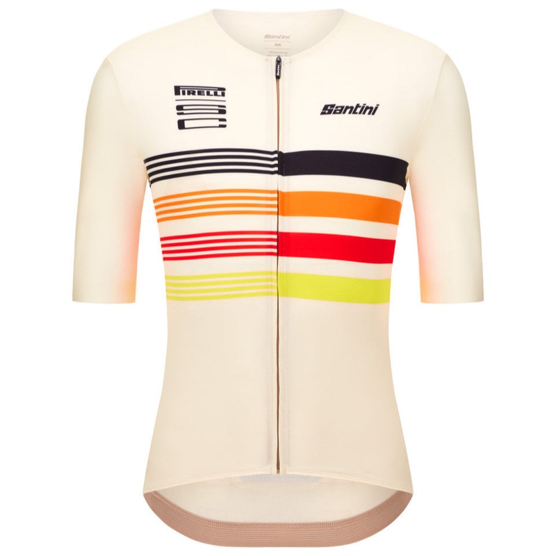 Maglia Santini x PIRELLI Tape – Bianco