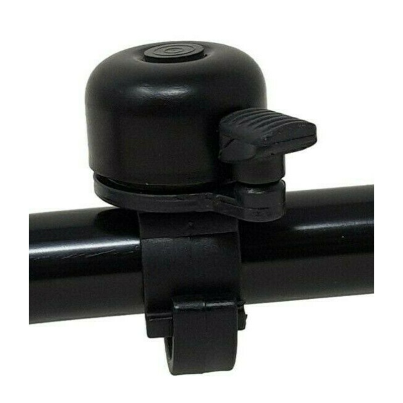 BIKE FLICK BELL VINTAGE & MODERN RACING, BLACK STEEL GREAT SOUND CYCLE BELL