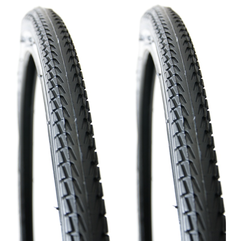 Pair (2) 700 x 38c Tyre with a 3mm Anti-Puncture Belt City-Trekkin Tread Pattern