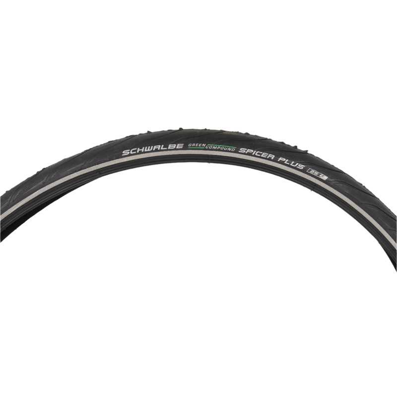 SCHWALBE SPICER PLUS 700C X 35 (622  35) TYRE GREEN COMPOUND E25
