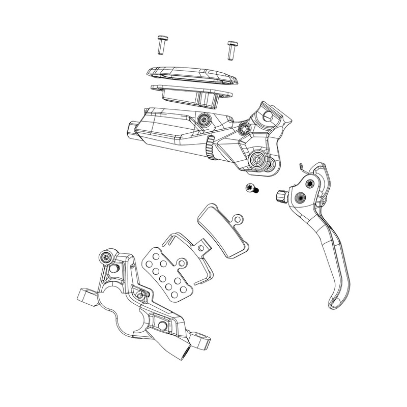 SRAM Spare – Disc Brake Pad H-Spring – (Qty 2) – Code (2018+) Rsc(A1)/R(B1), Ult/Sil (C1)