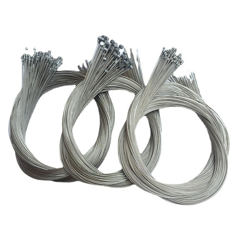 Stainless Steel Brake and Derailleur Cable Set  Durable Housing for MTB & Road Bikes-Colorful