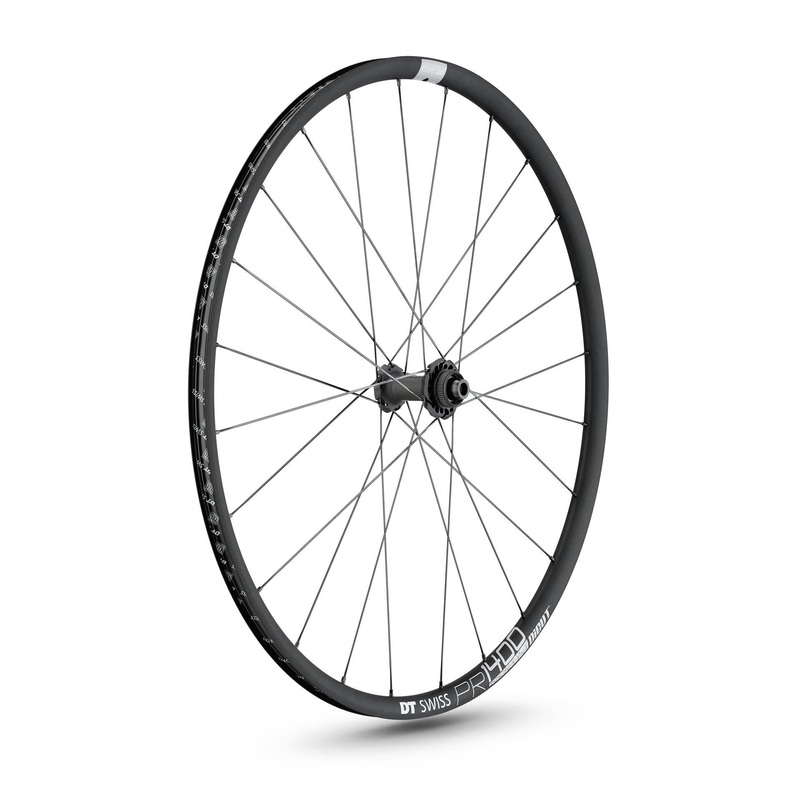 DT Swiss PR 1400 Dicut Aluminum Tubleless Ready Disc Brake Wheel – (Black)