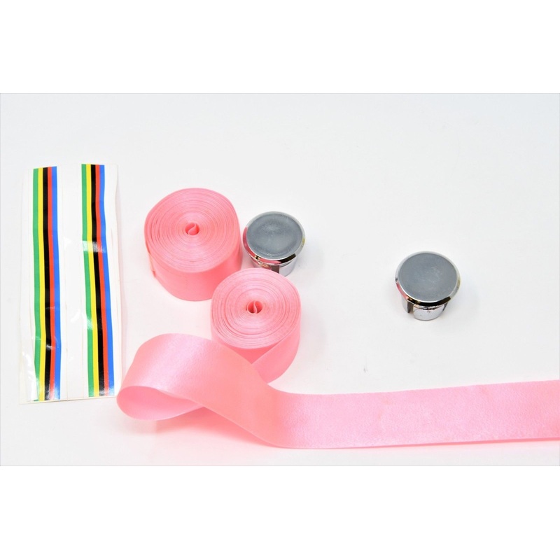 Fixie Or Sports Road Racing Bike Pink Shiny Drop Handlebar Tape Vinyl Type