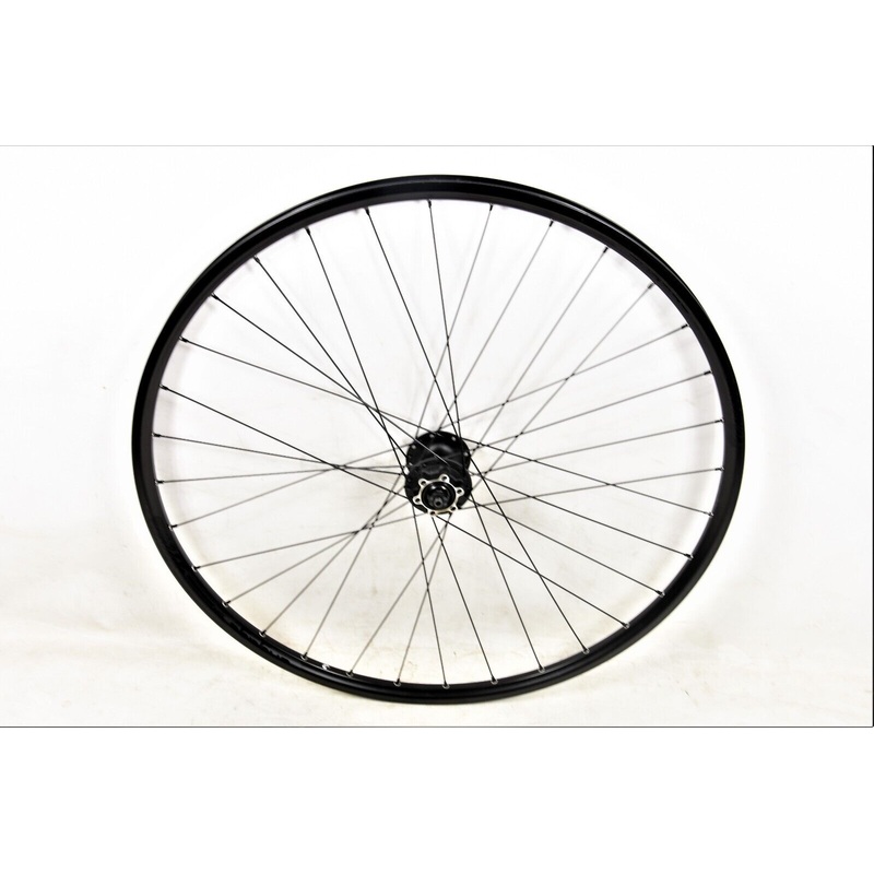 29er 700c Shimano Deore HB-M475 Disc Hub Bike Front Wheel 622 – 19 Rim Black