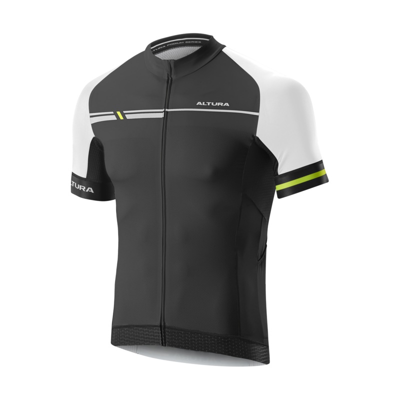 Altura Podium Elite Short Sleve Jersey Black/White XL