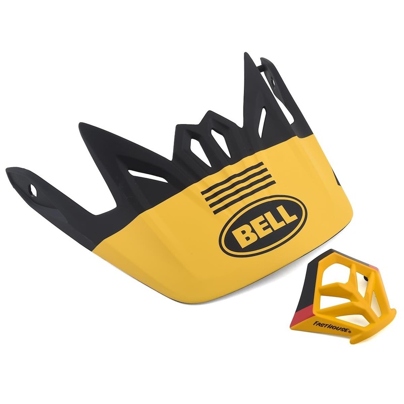 Bell Full-9 Replacement Visor Combo (Matte Yellow/Black)