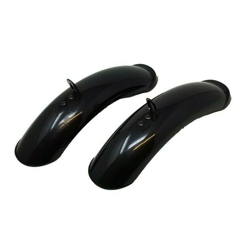 Pair Childrens Wide Shortie Bicycle Mudguards Easy Fit Kiddes Bike 12 To 16