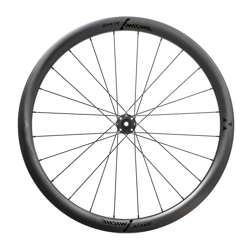 Miche SWR Evo 40 Carbon Tubeless Ready Disc Brake Wheel – Shimano/SRAM (Black)