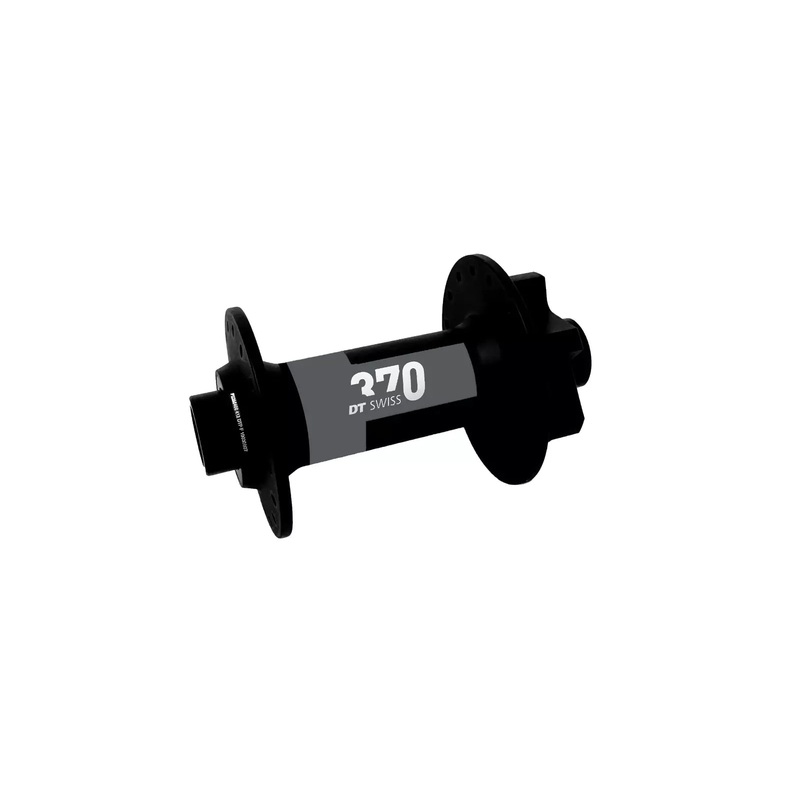 DT Swiss 370 Classic Boost MTB Front 6 bolt Disc Hub 32 Spoke 15 x 110mm Black J Type (Regular spoke)