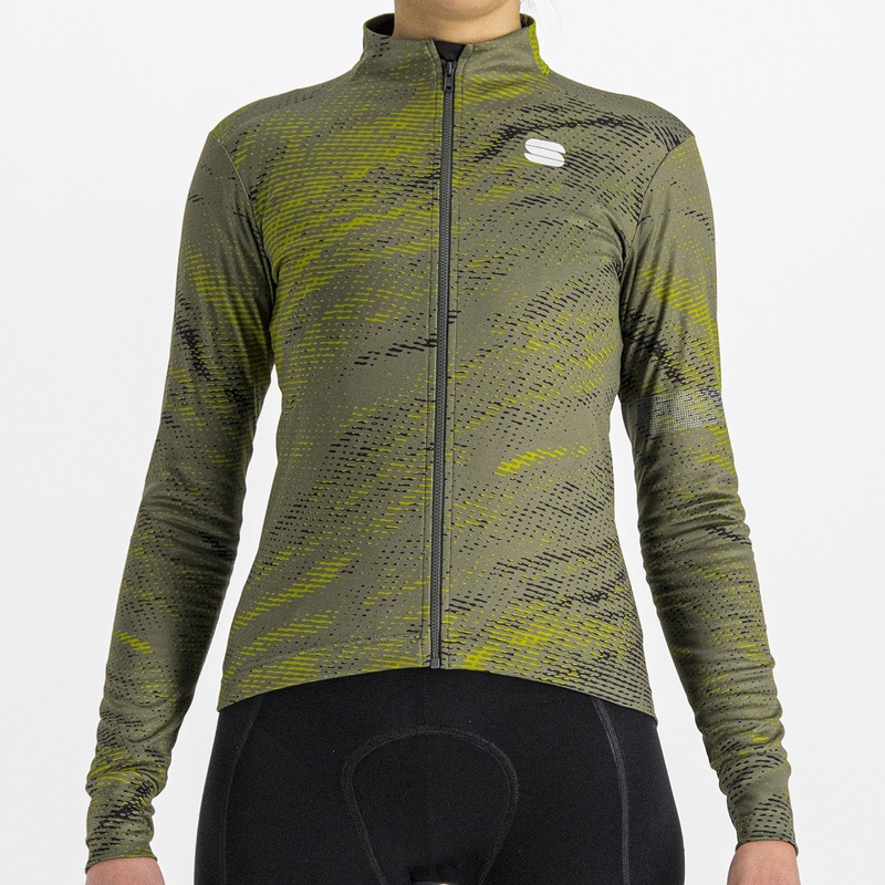 Maglia donna maniche lunghe Sportful Cliff Supergiara – Verde