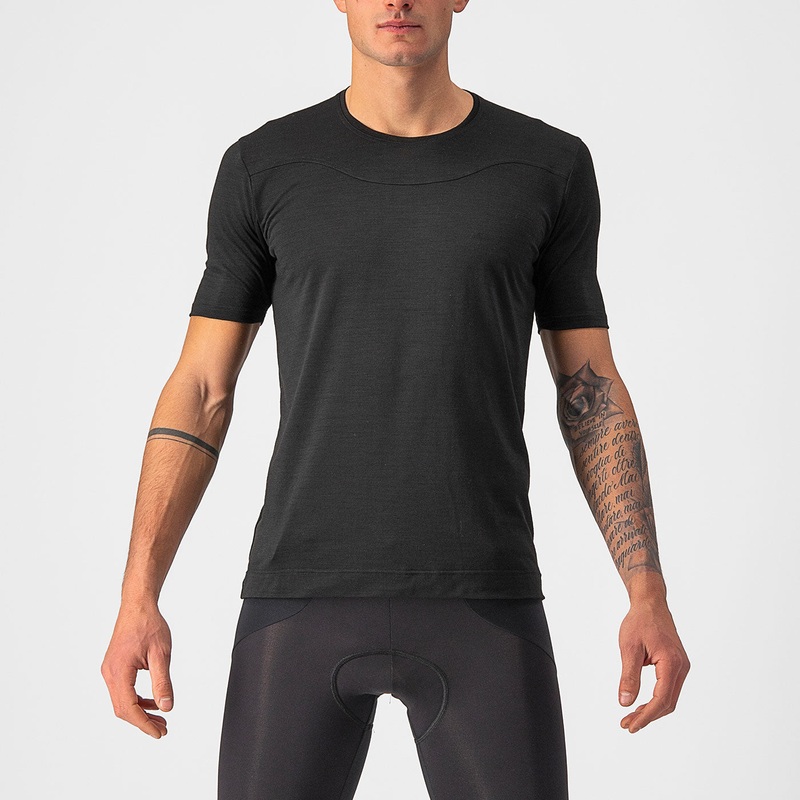 Maglia intima Castelli Bandito Wool – Nero