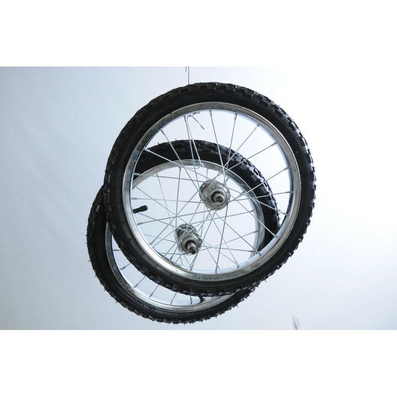 2 16 x 1.75 CHROME SCOOTER WHEELS TYRES & TUBES BIKE FRONT SPECIAL PROJECTS NEW