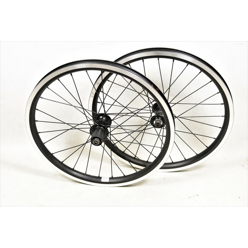 20x 1.75 FOLDING KIDS BIKE MTB WHEELS BLACK DUAL WALL 8-9SPD CASSETTE 100/130mm