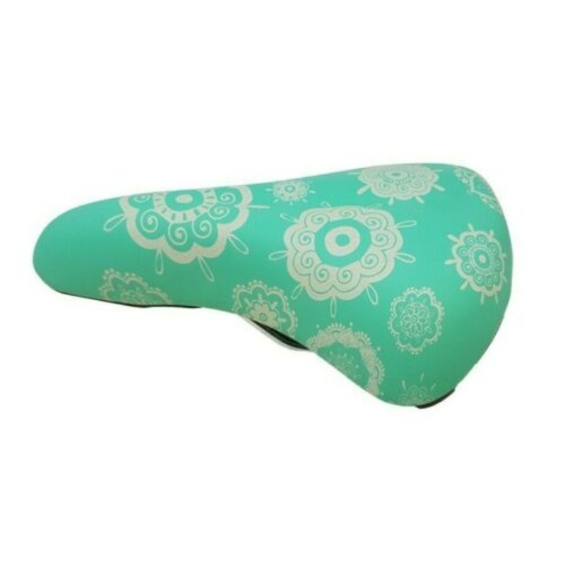 Raleigh Chic 2016 Junior Bike Saddle Green, With Saddle Clamp, 20 , 24 Wheel
