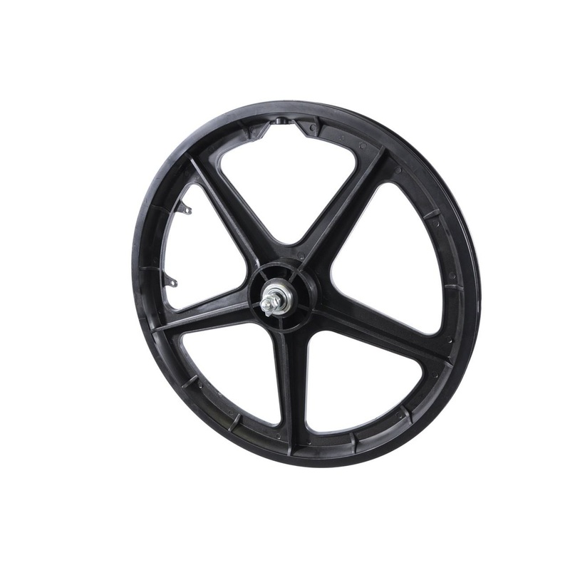 20BMX MAG WHEEL FRONT 5-SPOKE MAG WHEEL ,OLD SCHOOL-MODERN BMX 10mm AXLE BLACK