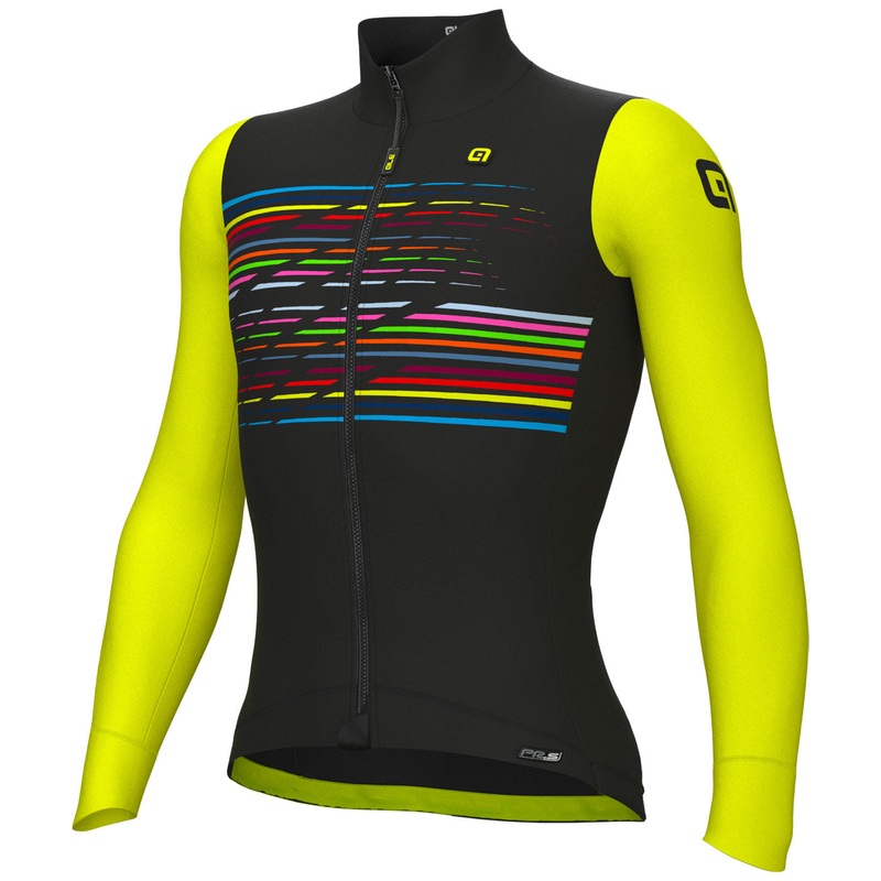 Maglia maniche lunghe Ale PR-S Logo – Nero