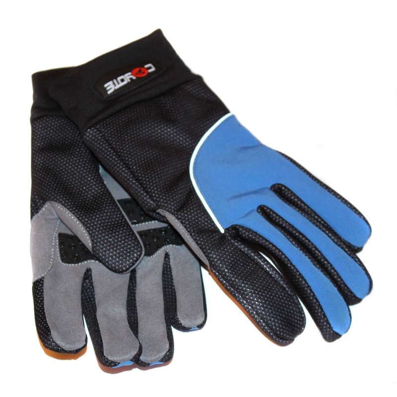 Urban MTB Winter Reflective Cycling Gloves Mitts Full Finger Blue-Black Small Or Med