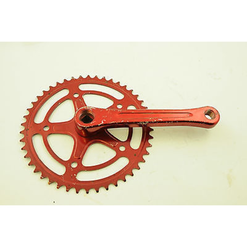 1982 JAPAN SAKAE ROYALE 46 TEETH RED COTTERLESS CHAINWHEEL OLD SCHOOL BMX NOS