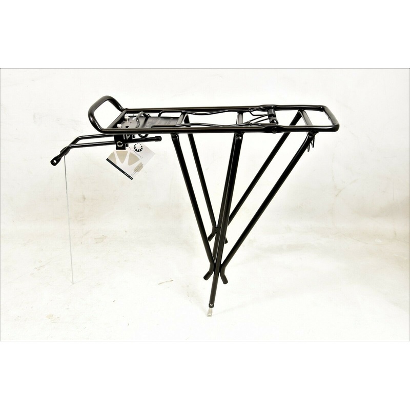 Bike Attitude Rear Pannier Rack spring Adjustable Carrier 700c 28 Wheel Cycle