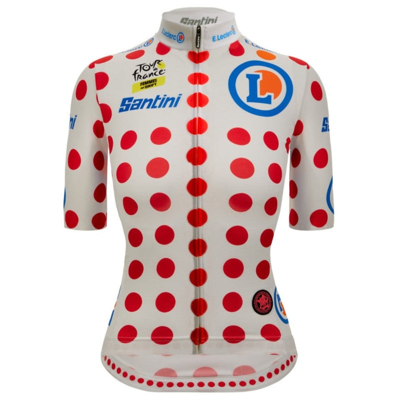 Maglia Santini Pois donna Tour de France 2025 Fan Line