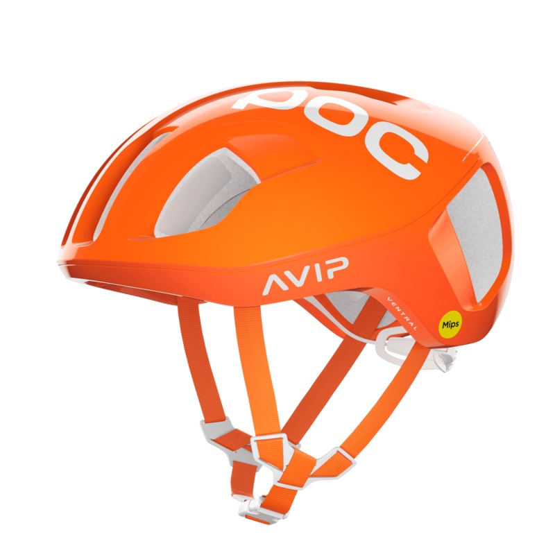 POC Ventral Road Cycling Helmet (Fluorescent Orange)