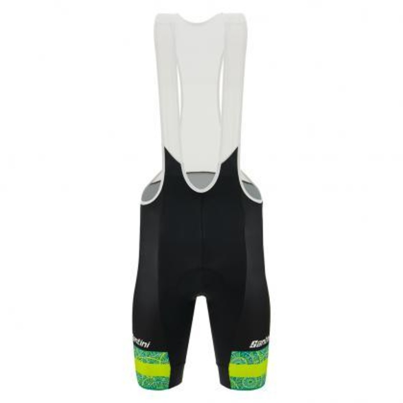 Santini Australia Team Mens Cycling Bibshorts (Black)