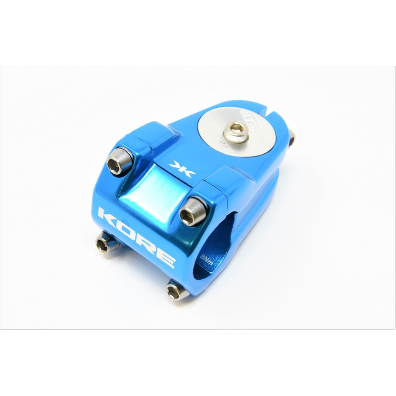 Kore Rivera 28.6mm Ahead A-Head Handlebar Stem Downhill MTB For 31.8mm Bar Blue