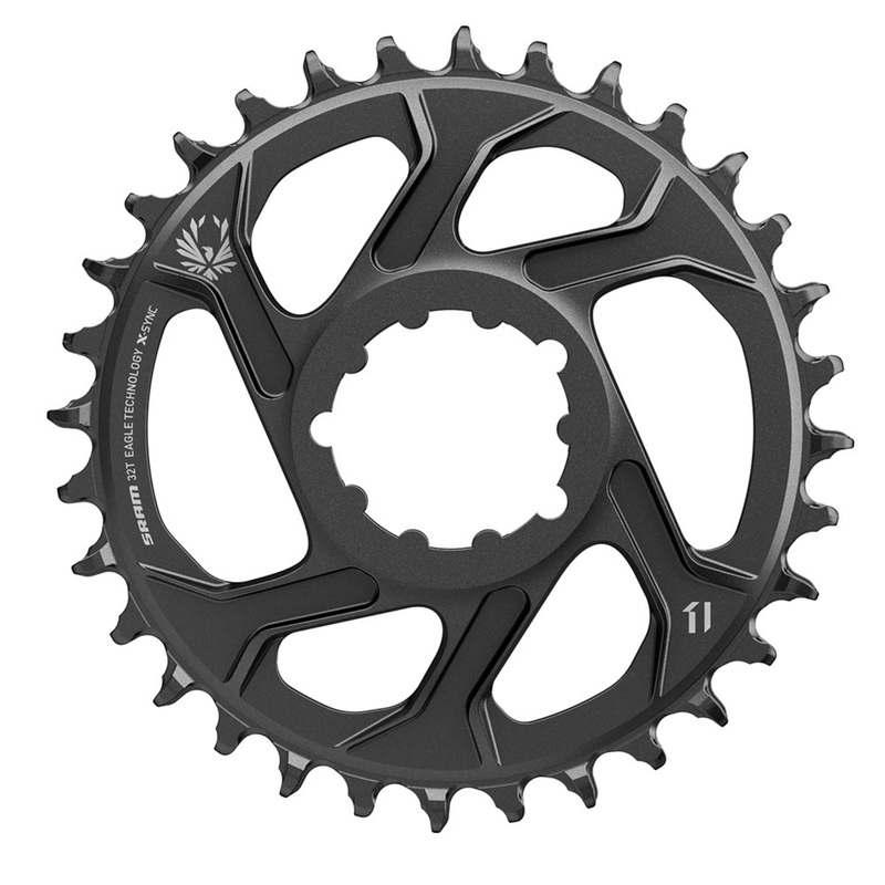 Sram Chain Ring X-sync 1×11 34t Direct Mount 0 Degree Offset: Black 11spd 34t