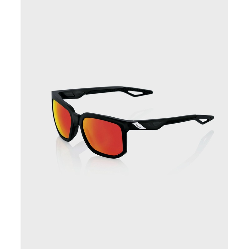 100% Centric Glasses|Soft Tact Crystal Black / HiPER Red Multilayer|Soft Tact Black / Grey PEAKPOLAR